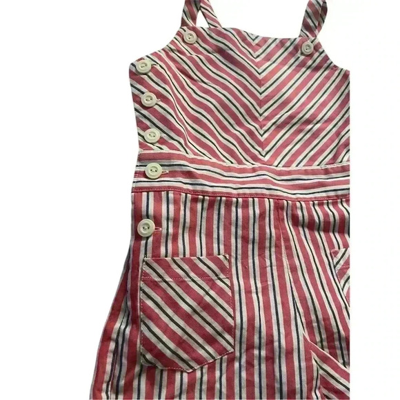 Polo Ralph Lauren Girls Striped Romper Size 4 Multicolor Summer - Picture 3 of 5